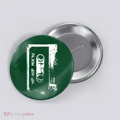 Cassette Retro 90s Style Button