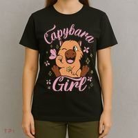 Capybara  Rodent Animals Capybaras Funny Capybara  T-Shirt thumb 4