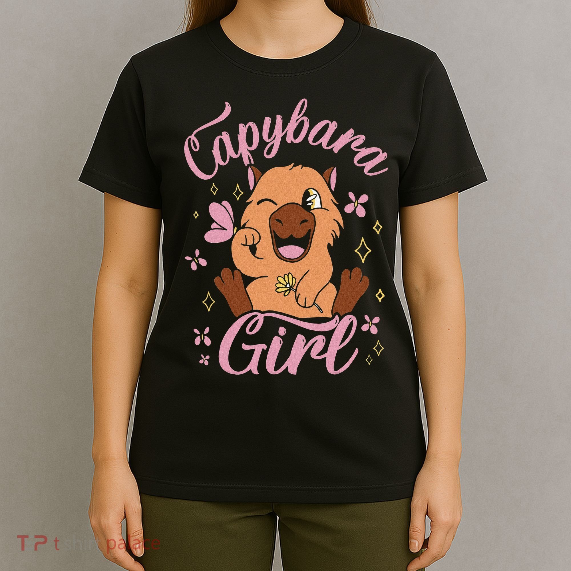 Capybara  Rodent Animals Capybaras Funny Capybara  T-Shirt