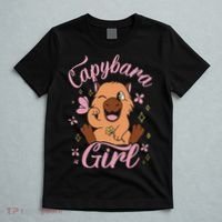 Capybara  Rodent Animals Capybaras Funny Capybara  T-Shirt thumb 5