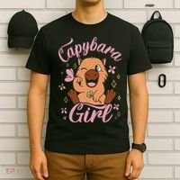 Capybara  Rodent Animals Capybaras Funny Capybara  T-Shirt thumb 6