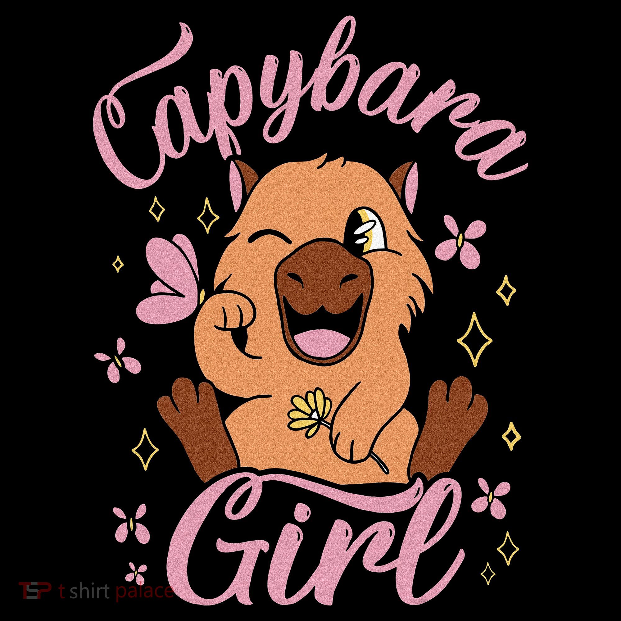 Capybara  Rodent Animals Capybaras Funny Capybara  T-Shirt