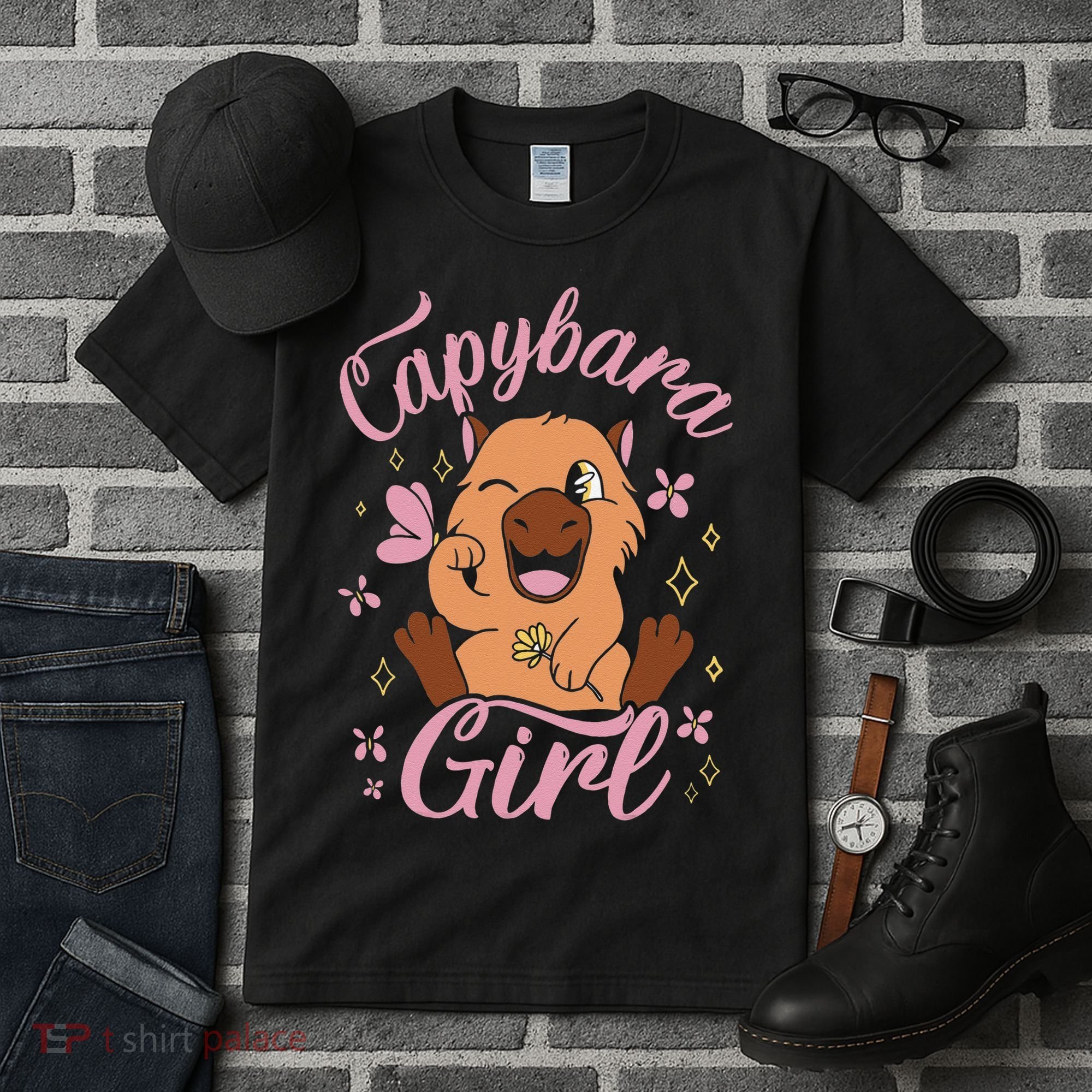 Capybara  Rodent Animals Capybaras Funny Capybara  Tall T-Shirt