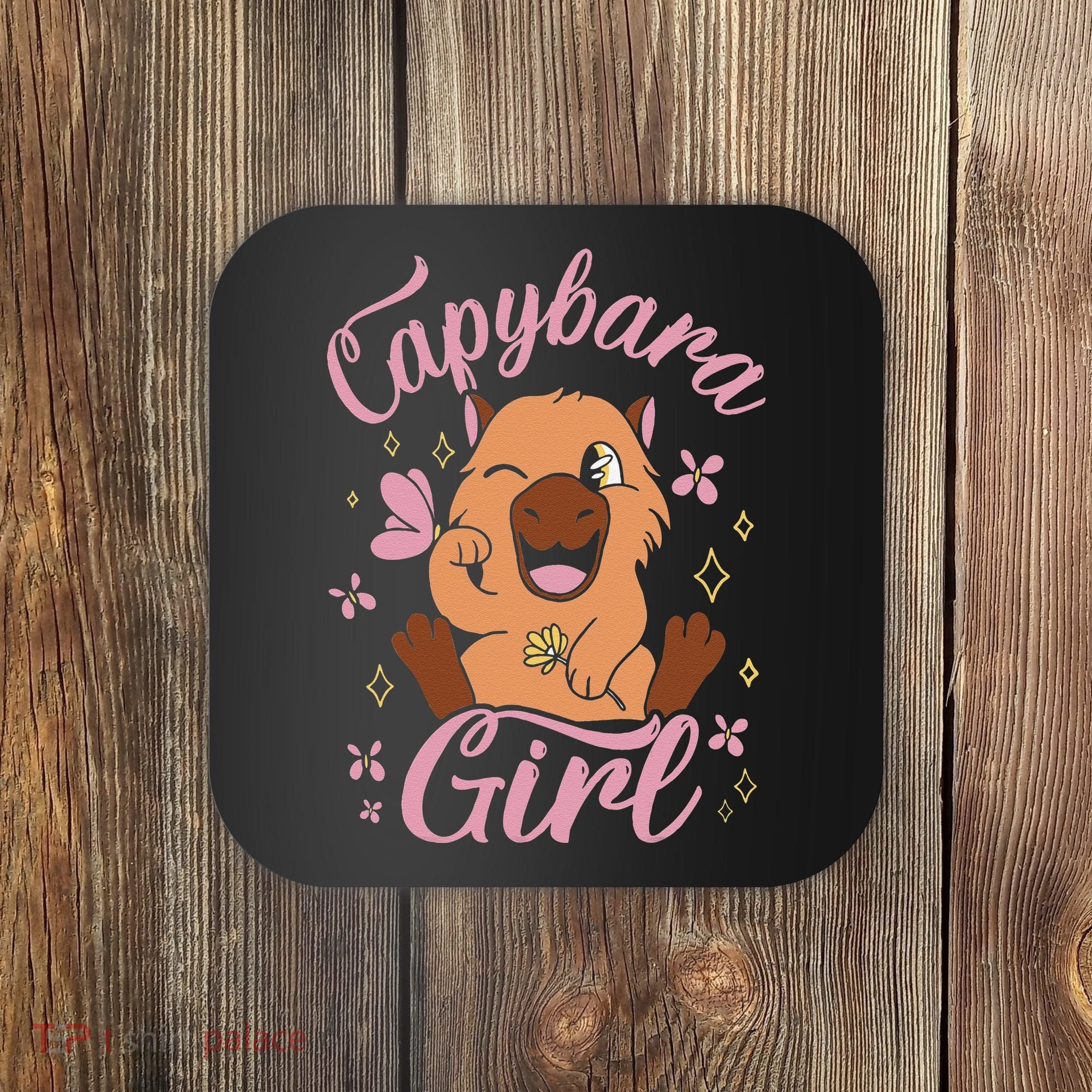 Capybara  Rodent Animals Capybaras Funny Capybara  Coaster