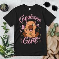 Capybara  Rodent Animals Capybaras Funny Capybara  Premium T-Shirt thumb 2