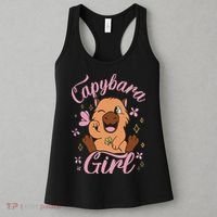 Capybara  Rodent Animals Capybaras Funny Capybara  Women's Tank Top thumb 3