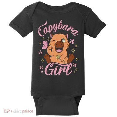Capybara  Rodent Animals Capybaras Funny Capybara  Baby Bodysuit