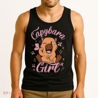 Capybara  Rodent Animals Capybaras Funny Capybara  Tank Top thumb 3