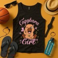 Capybara  Rodent Animals Capybaras Funny Capybara  Tank Top thumb 4