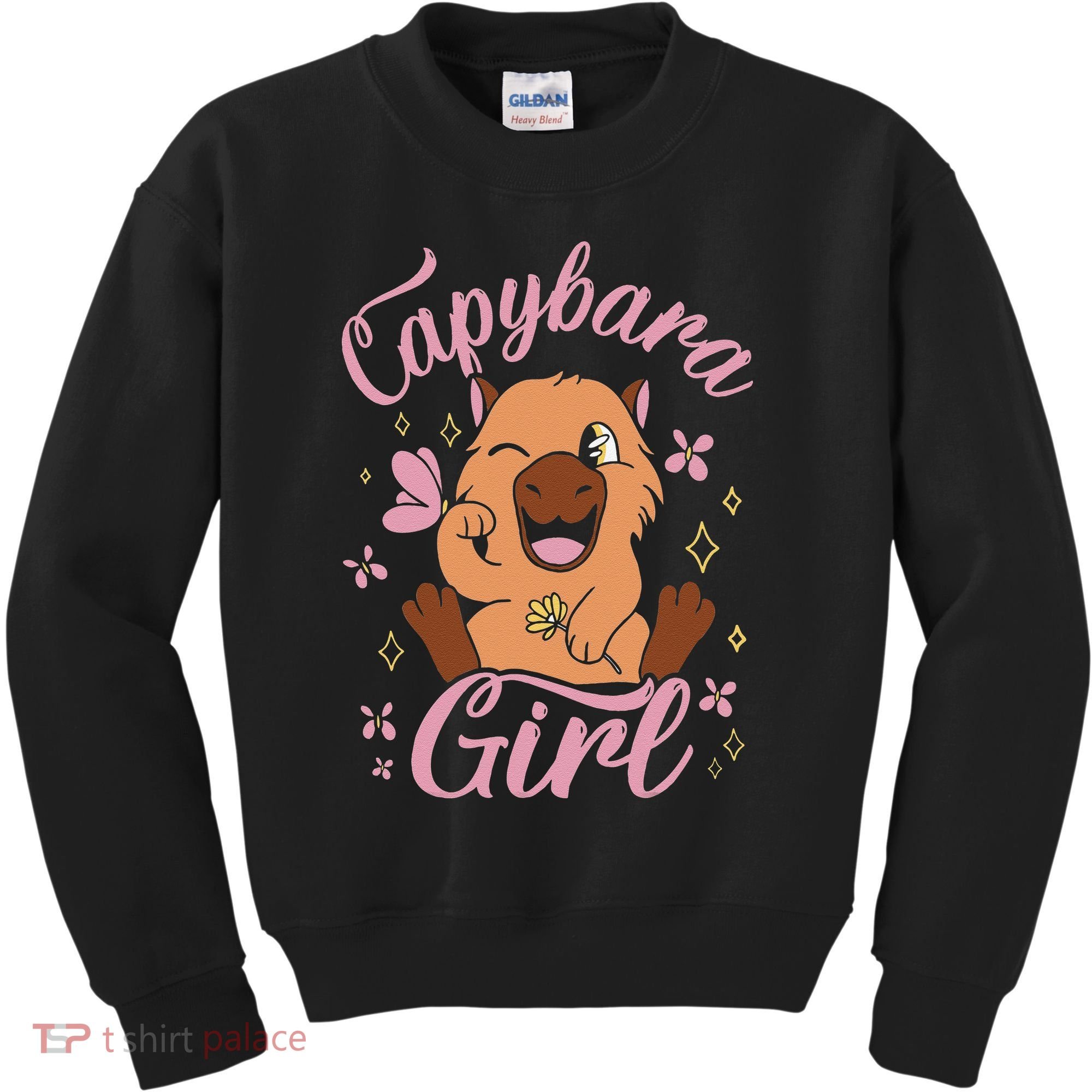 Capybara  Rodent Animals Capybaras Funny Capybara  Kids Sweatshirt