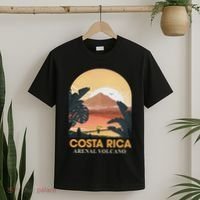 Costa Rica Arenal Volcano Travel Beach Summer Vacation Trip T-Shirt thumb 2