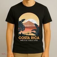 Costa Rica Arenal Volcano Travel Beach Summer Vacation Trip T-Shirt thumb 3