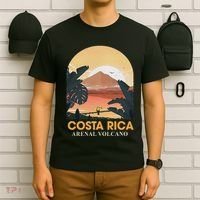Costa Rica Arenal Volcano Travel Beach Summer Vacation Trip T-Shirt thumb 6