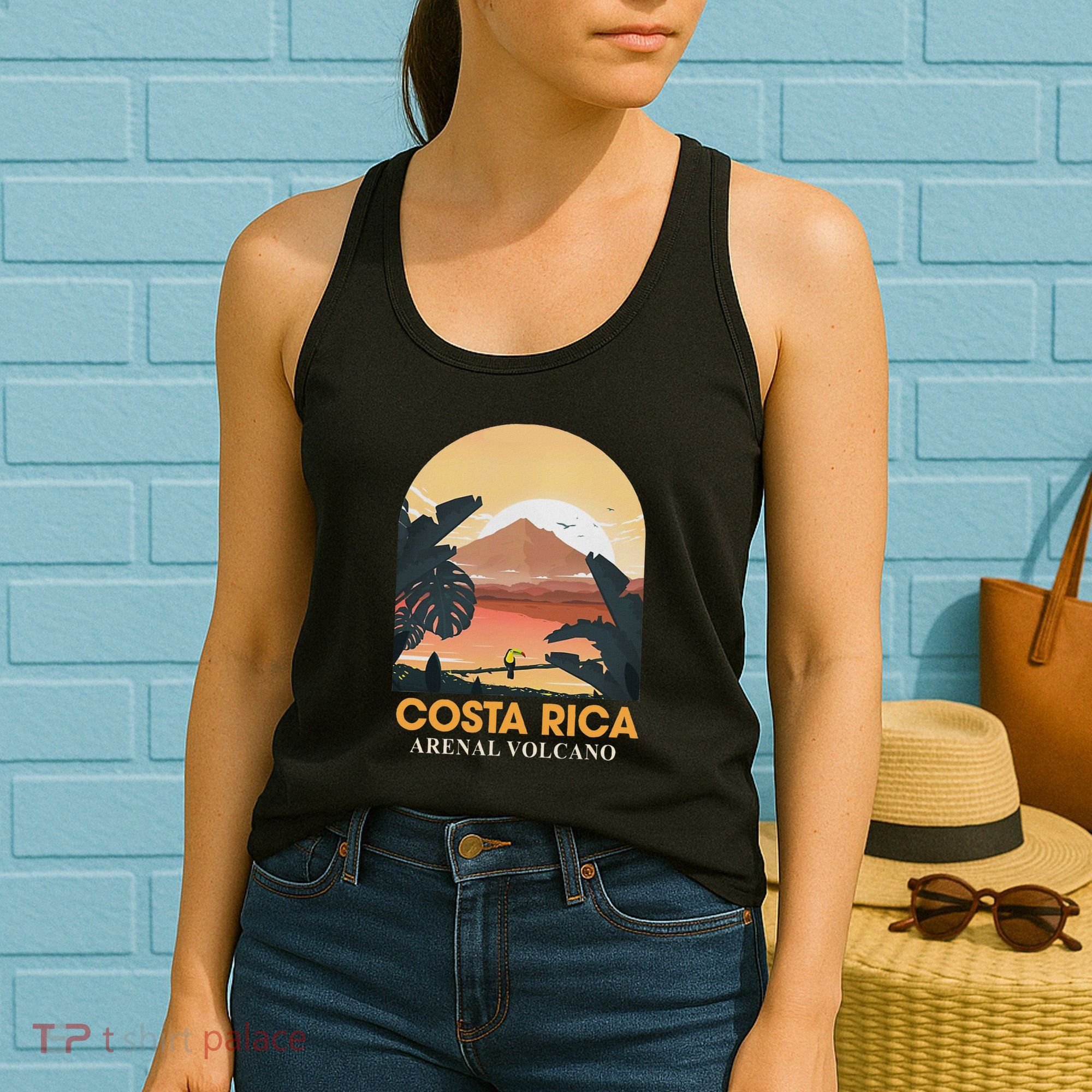 Costa Rica Arenal Volcano Travel Beach Summer Vacation Trip Women's Tank Top