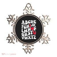 Cute Retro Abcs I Love You Valentine School Teacher Student Life Ornament thumb 0