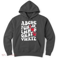 Cute Retro Abcs I Love You Valentine School Teacher Student Life Hoodie thumb 0