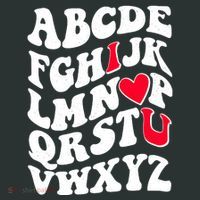 Cute Retro Abcs I Love You Valentine School Teacher Student Life Long Sleeve Shirt thumb 2