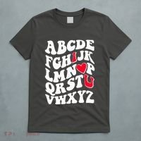 Cute Retro Abcs I Love You Valentine School Teacher Student Life T-Shirt thumb 5