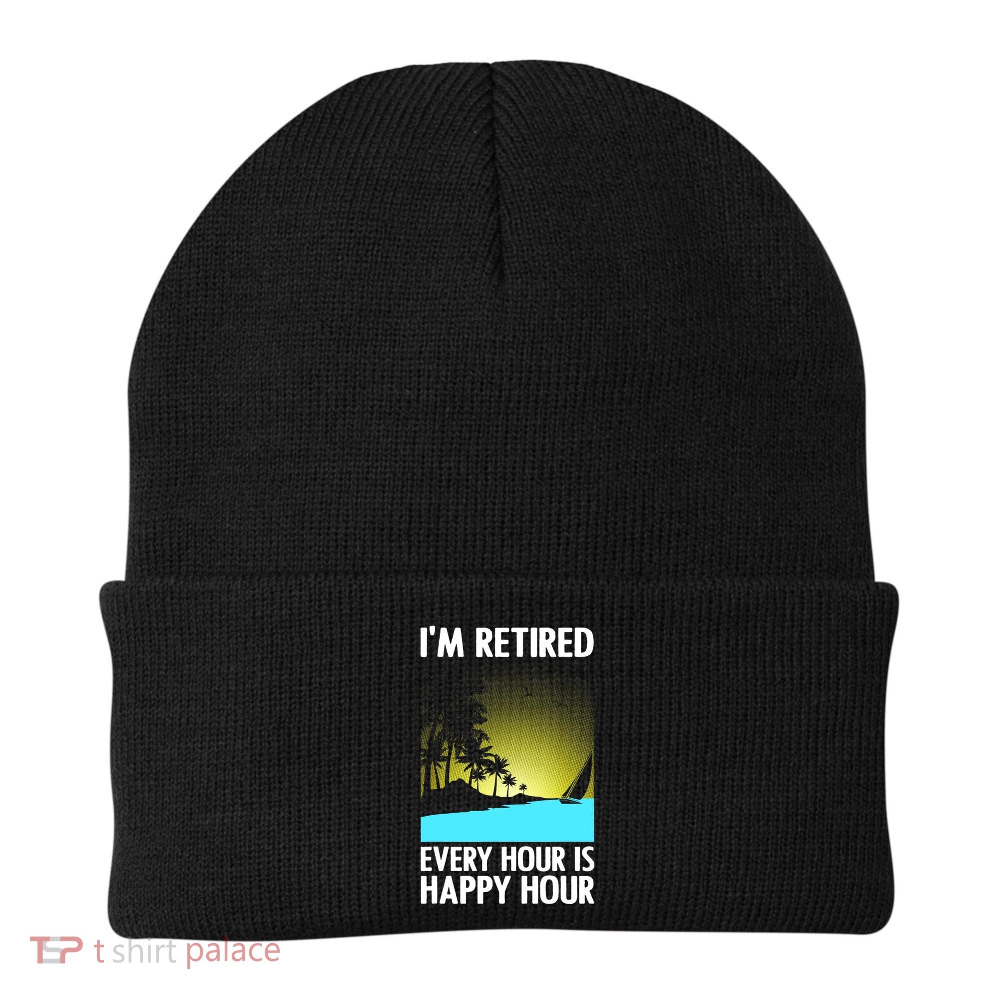 Cool Retirement Art For Women Retirement Retired Retiree Beanie