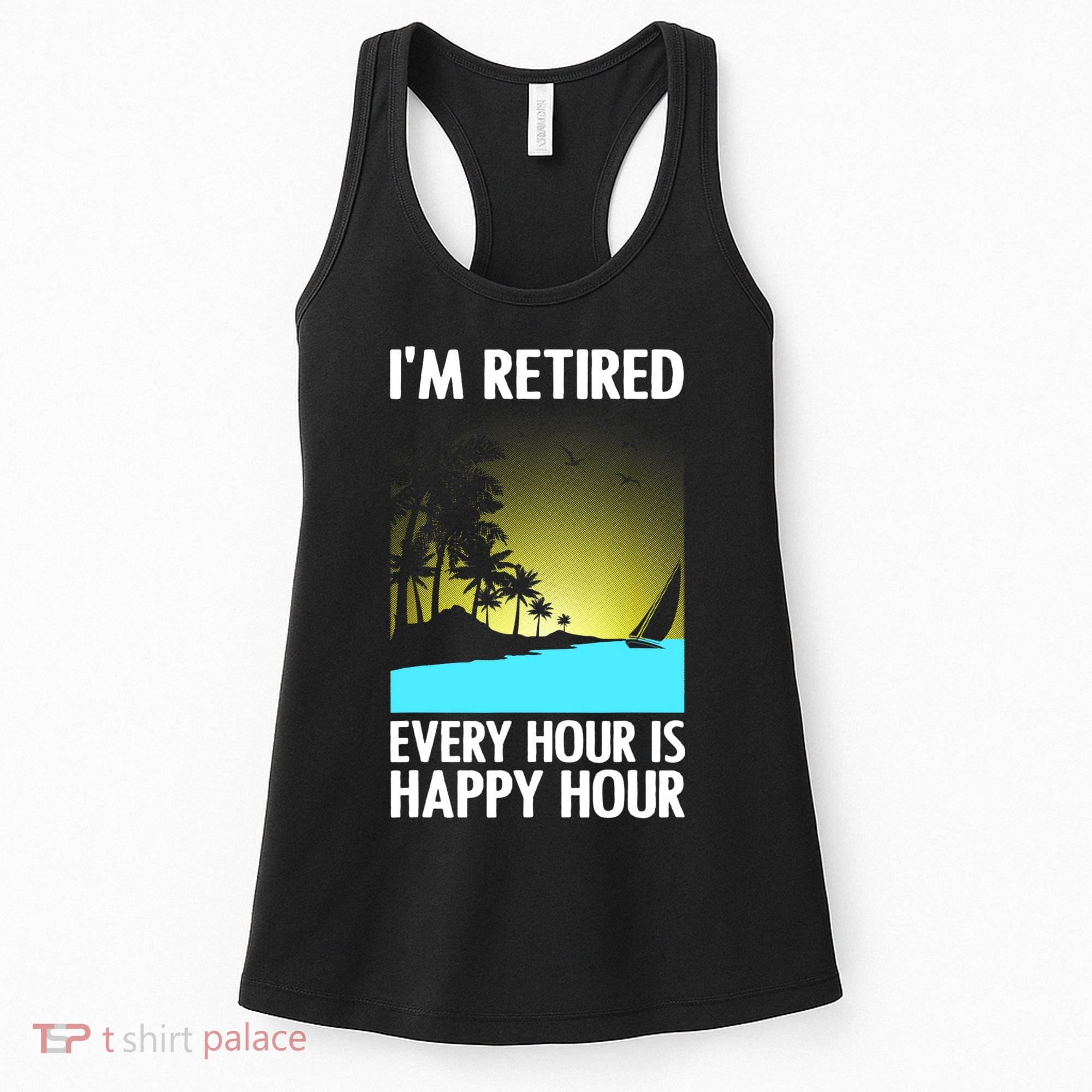 Cool Retirement Art For Women Retirement Retired Retiree Women's Tank Top