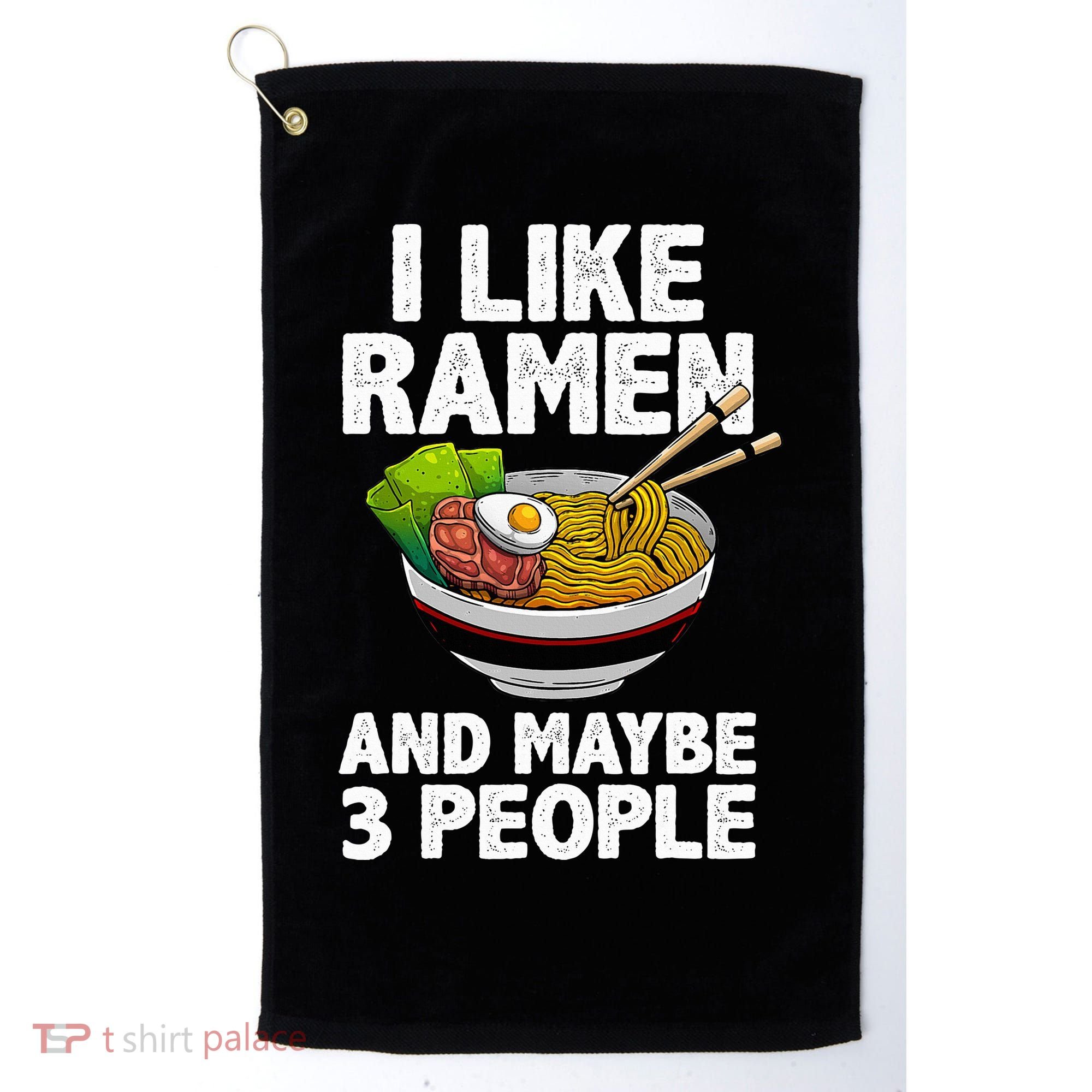 Cool Ramen Anime Ramen Noodle Soup Cup Noodles Golf Towel