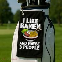 Cool Ramen Anime Ramen Noodle Soup Cup Noodles Golf Towel thumb 2