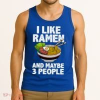 Cool Ramen Anime Ramen Noodle Soup Cup Noodles Tank Top thumb 3
