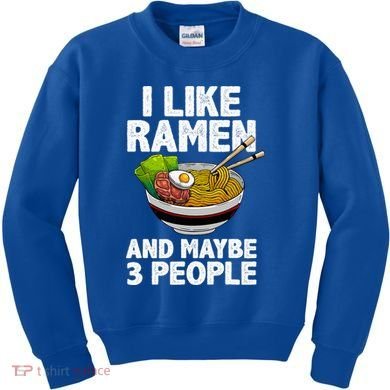 Cool Ramen Anime Ramen Noodle Soup Cup Noodles Kids Sweatshirt