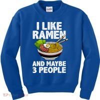 Cool Ramen Anime Ramen Noodle Soup Cup Noodles Kids Sweatshirt thumb 0