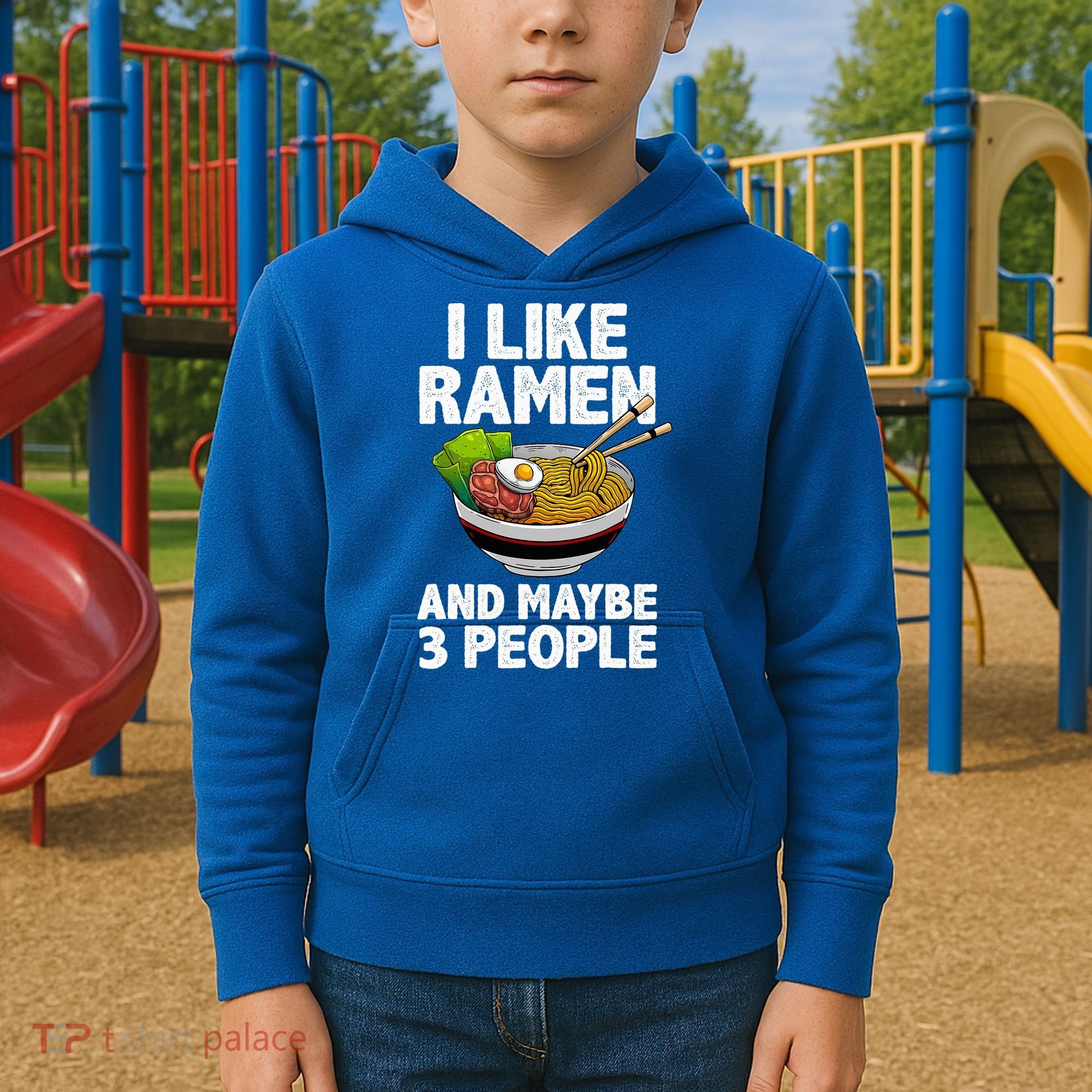 Cool Ramen Anime Ramen Noodle Soup Cup Noodles Kids Hoodie