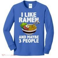 Cool Ramen Anime Ramen Noodle Soup Cup Noodles Kids Long Sleeve Shirt thumb 0