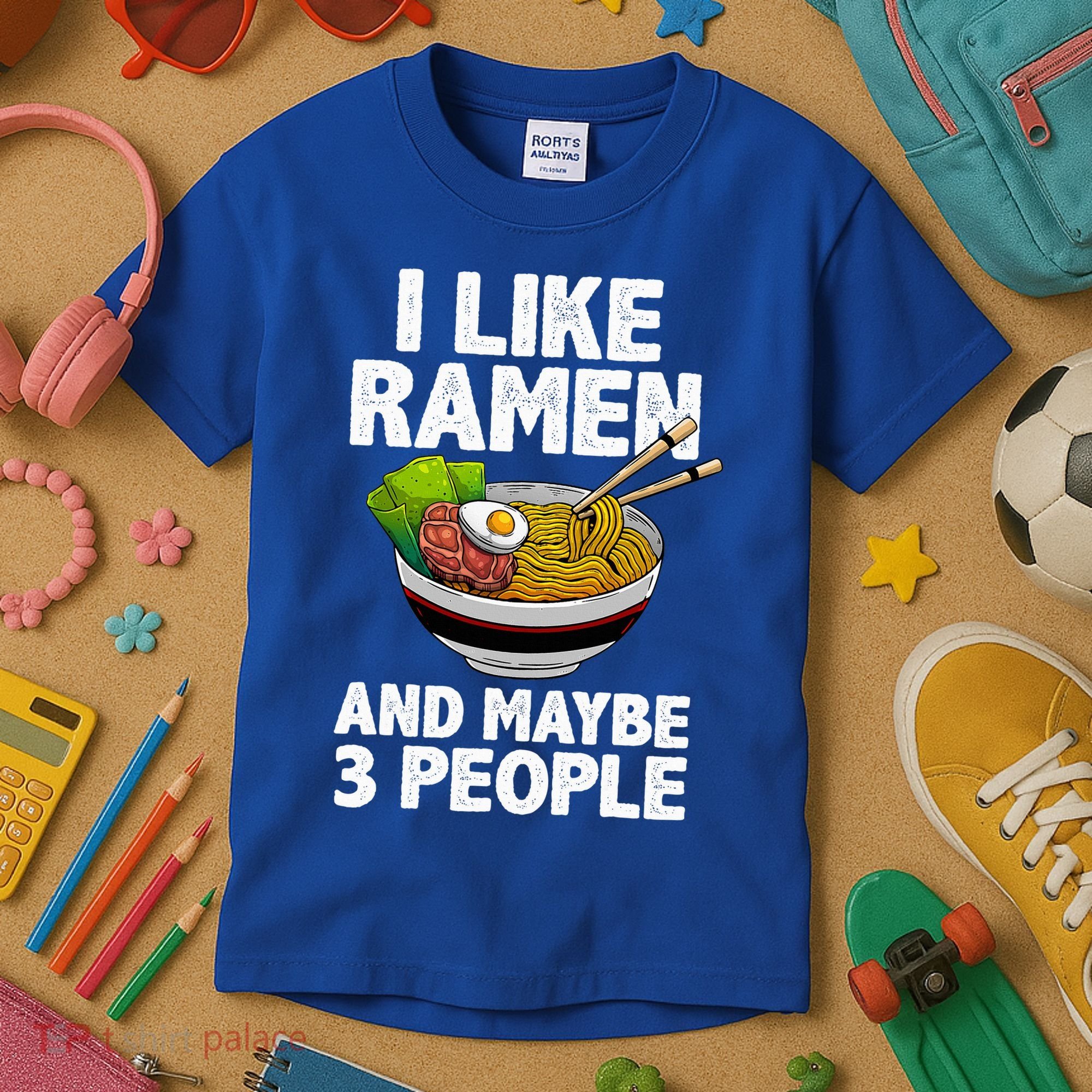 Cool Ramen Anime Ramen Noodle Soup Cup Noodles Kids T-Shirt