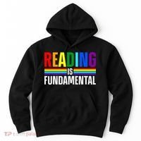 Cool Reading Art Library Bookworm Rainbow Book Hoodie thumb 0