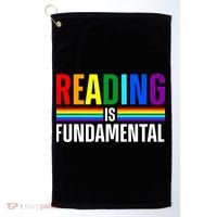 Cool Reading Art Library Bookworm Rainbow Book Golf Towel thumb 0