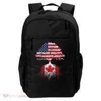 Canadian Roots American Grown Canada Flag Backpack thumb 0