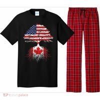 Canadian Roots American Grown Canada Flag Pajama Set thumb 0