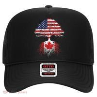 Canadian Roots American Grown Canada Flag Hat thumb 0
