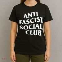 Chaya Raichik Anti Fascist Social Club T-Shirt thumb 4