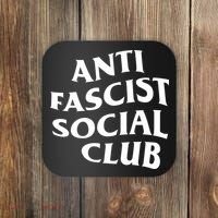Chaya Raichik Anti Fascist Social Club Coaster thumb 0