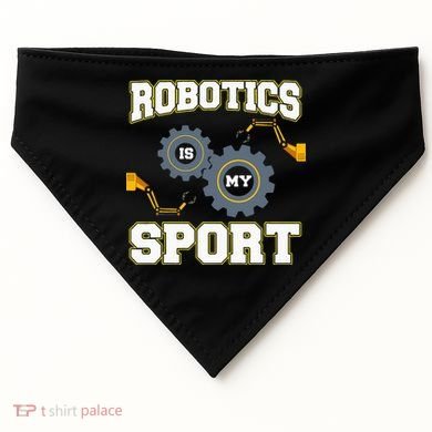 Cool Robotics Art Men Women Robot Engineering Programming USA-Made Doggie Bandana