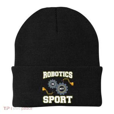 Cool Robotics Art Men Women Robot Engineering Programming Beanie