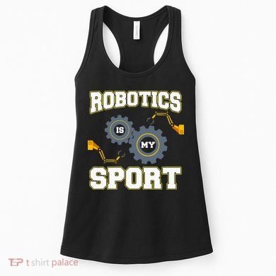 Cool Robotics Art Men Women Robot Engineering Programming Women's Tank Top