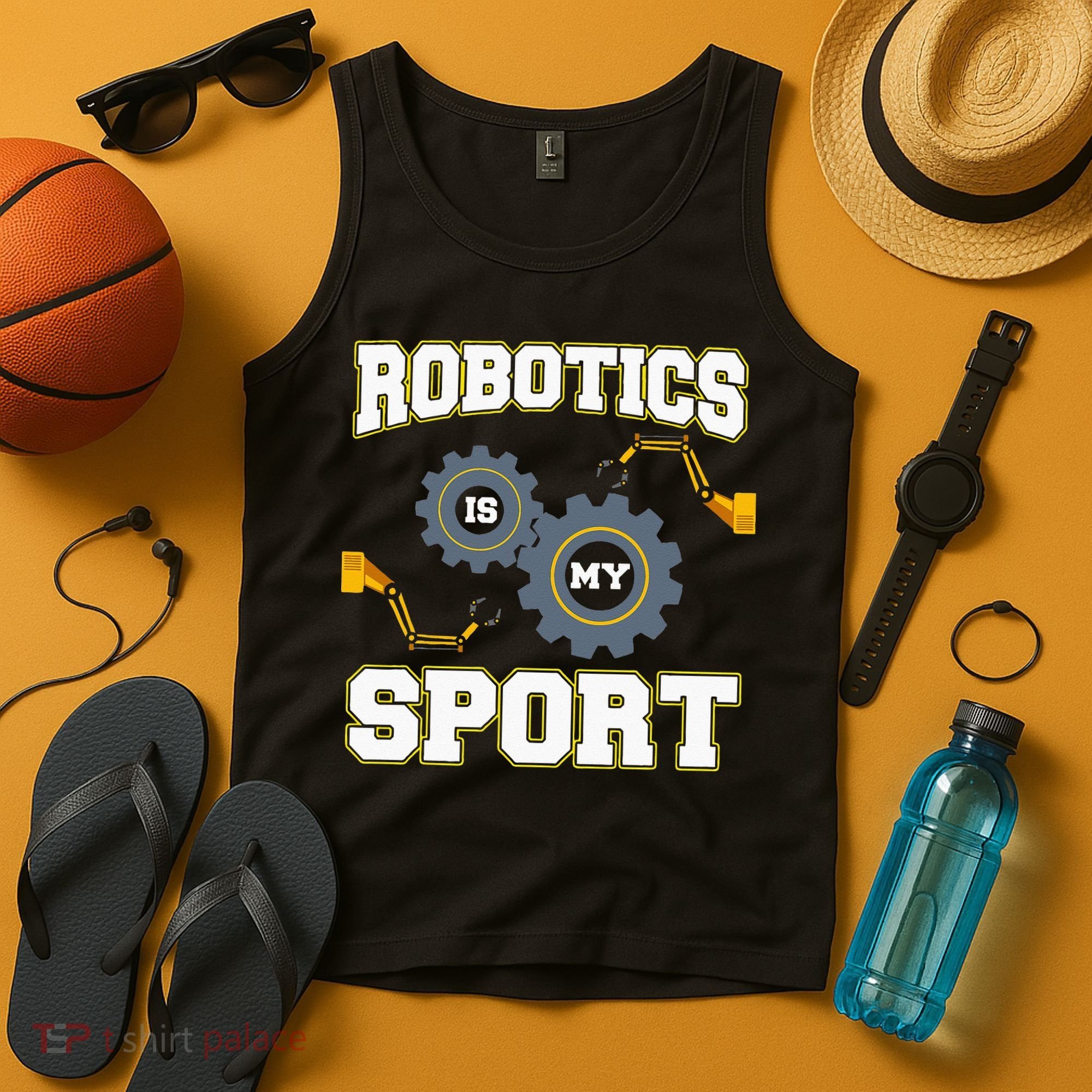 Cool Robotics Art Men Women Robot Engineering Programming Tank Top