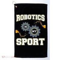Cool Robotics Art Men Women Robot Engineering Programming Golf Towel thumb 0