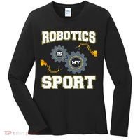 Cool Robotics Art Men Women Robot Engineering Programming Women's Long Sleeve Shirt thumb 0