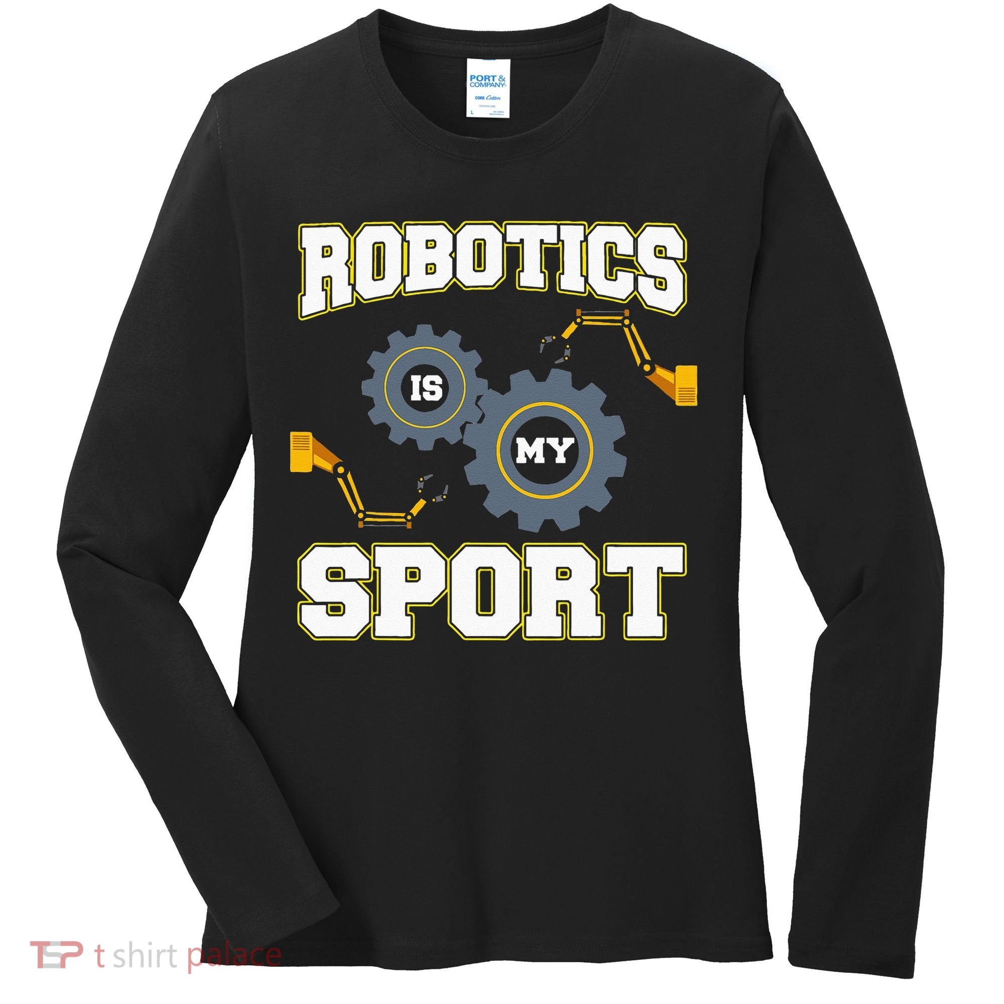 Cool Robotics Art Men Women Robot Engineering Programming Women's Long Sleeve Shirt