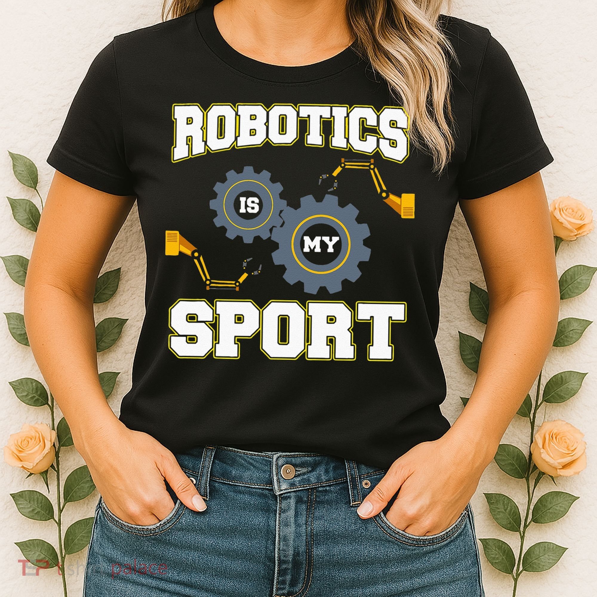 Cool Robotics Art Men Women Robot Engineering Programming Women's T-Shirt