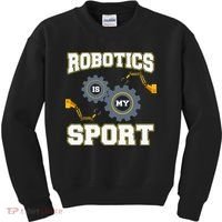 Cool Robotics Art Men Women Robot Engineering Programming Kids Sweatshirt thumb 0