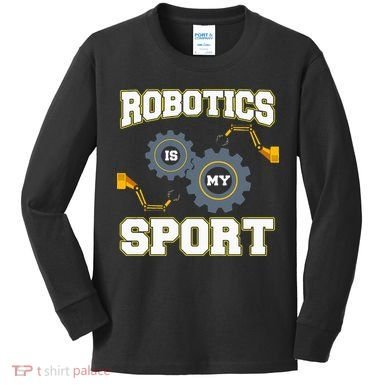 Cool Robotics Art Men Women Robot Engineering Programming Kids Long Sleeve Shirt