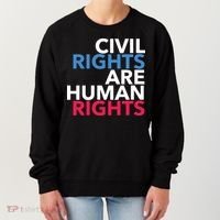 Civil Rights Are Human Rights Premium Women's Sweatshirt thumb 0